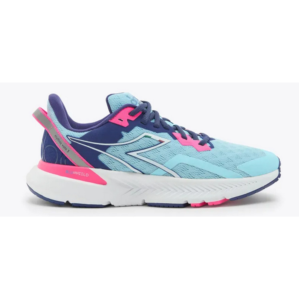 Diadora Women's Blushield Volo 3 Bright Baby Blue/Bluprint